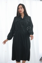 Zendaya Dress Baju Hamil Menyusui Katun Outfit Muslim Lengan Panjang Formal Casual Simpel   DRO 1029 2  large